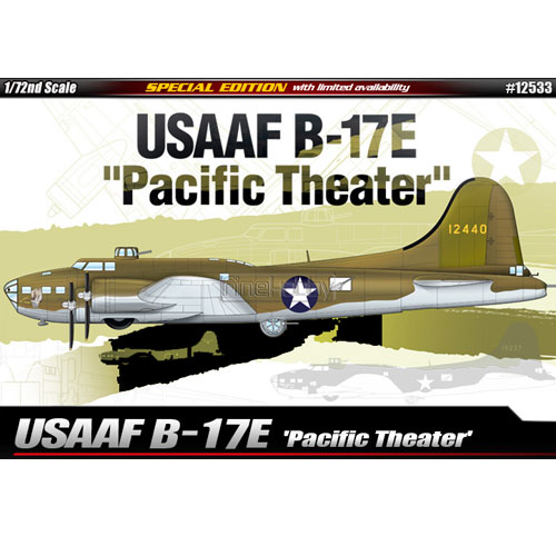 [아카데미]  1/72 USAAF B-17E Pacific Theater 미육군 태평양전선  한정판 [12533]