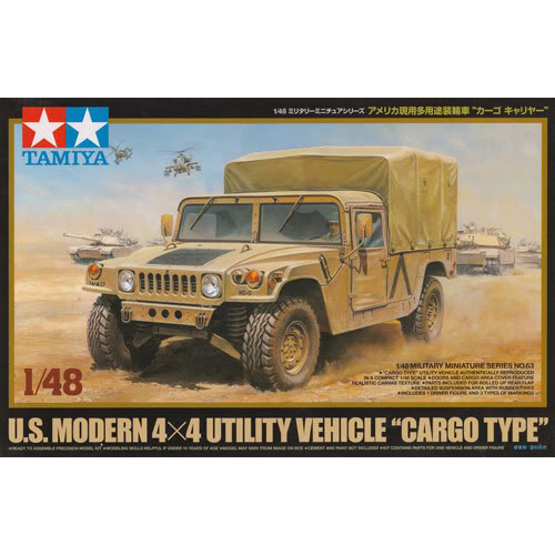 [TAMIYA] 1/48 US Modern 4x4 Utility Vehicle Cargo Type [32563]