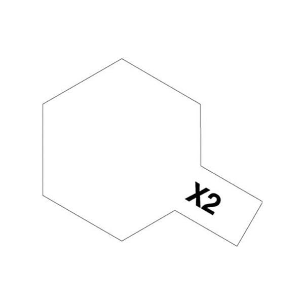 [TAMIYA] Acrylic Mini X-2 White (유광 화이트) [81502]