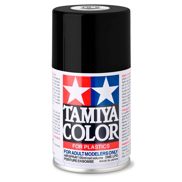 [TAMIYA] TS6 락카 캔 스프레이 (MATT BLACK) [85006]
